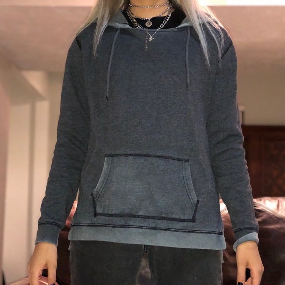 American Eagle Outfitters Tops - grey american eagle hoodie